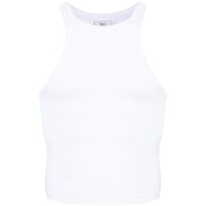 VETEMENTS Ribbed Racerback Tank Top Women WHITE T-Shirts & Tops